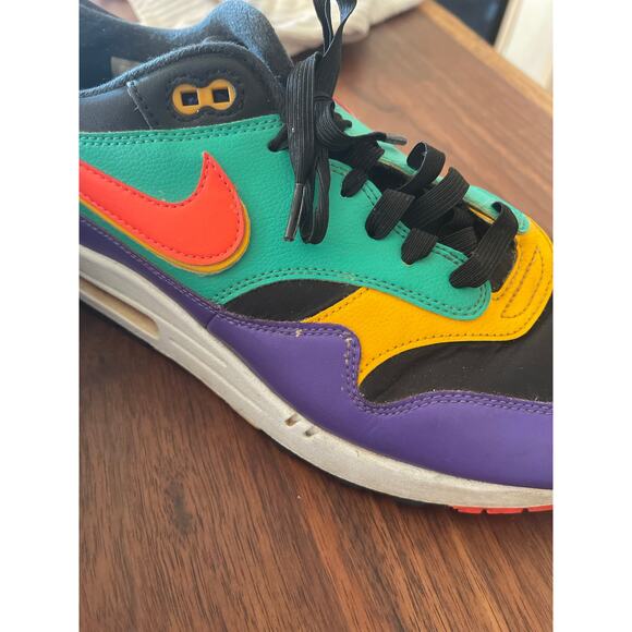 12 Men’s Nike Air Max 1 Se windbreaker 2019 A01021-623 y2k color block purple main image 5